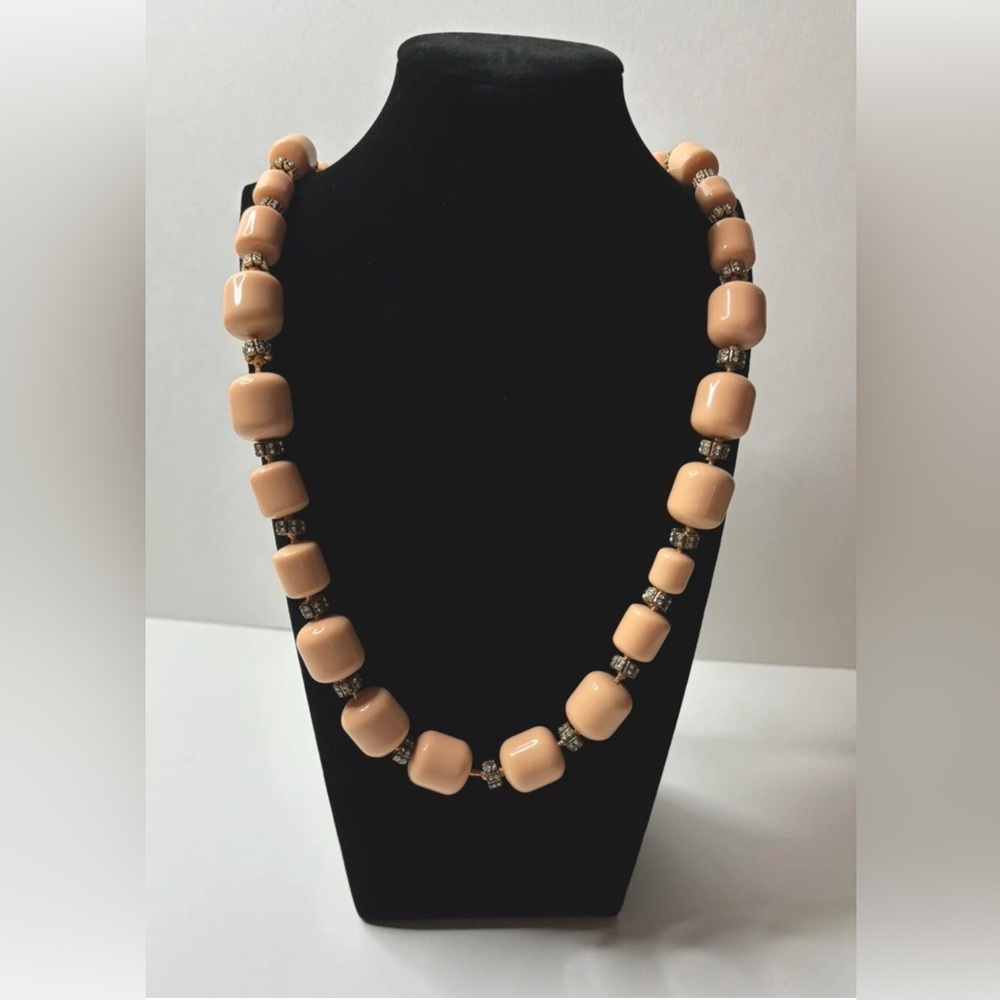 J. Crew Beige Beaded Necklace